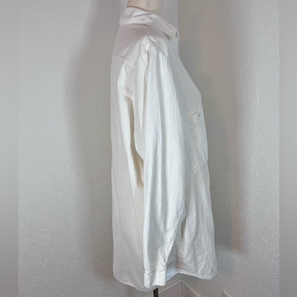 CP Shades 100% Cotton Tunic Length Button Down Shirt - Picture 3 of 6